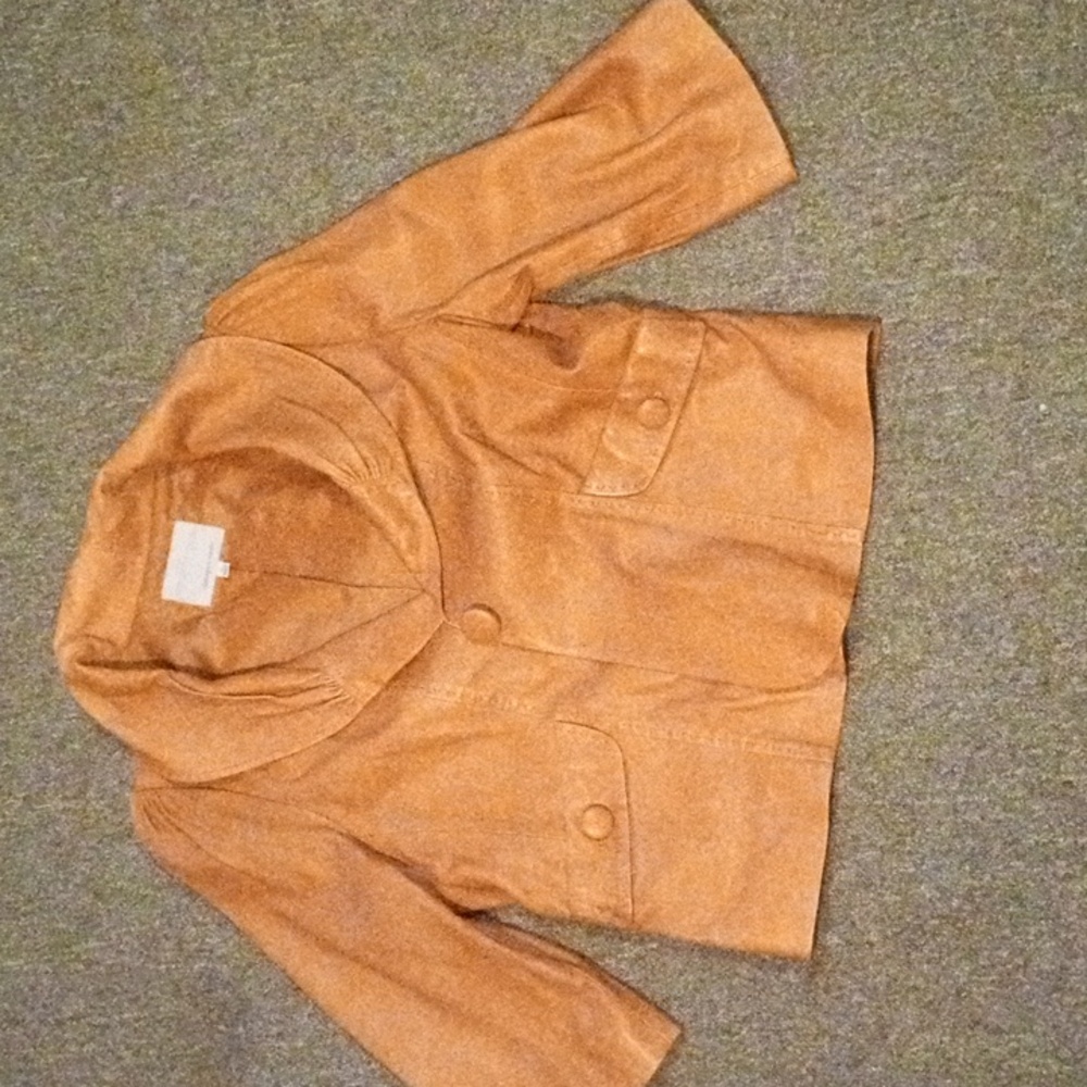 Butter Soft Leather Blazer Women's Sz. Lrg In good condition.